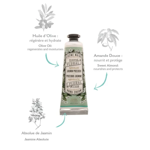 De Jolies Choses - Crème main Jasmin - Cosmétique soin