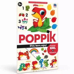 Poster pédagogique Ninodino - Poppik - De Jolies Choses - 3 ans