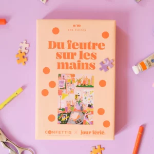 Puzzle adultes Du feutre sur les mains - Jour Férié - De Jolies Choses 1