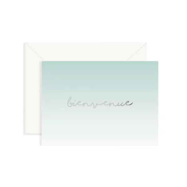 carte aqua bienvenue - de jolies choses