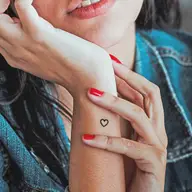 tatouages éphémères, saint Valentin