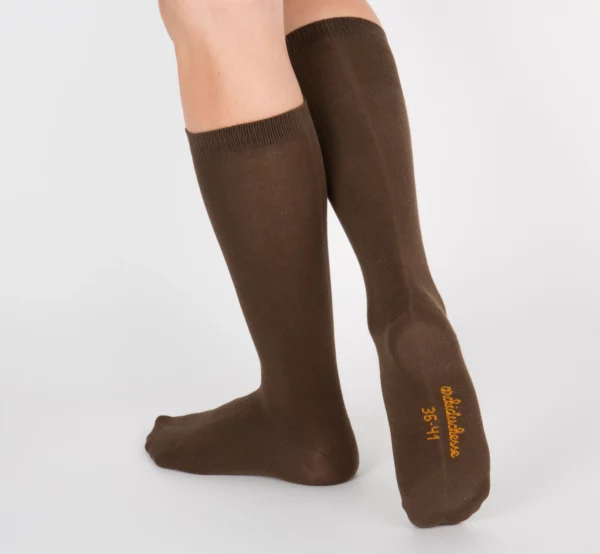 Chaussettes marron chocolat archiduchesse - De Jolies Choses