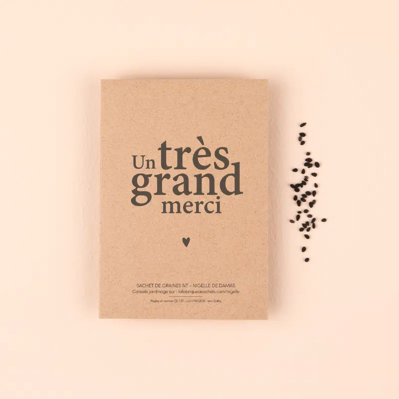 Sachet graines Un très grand Merci De Jolies Choses