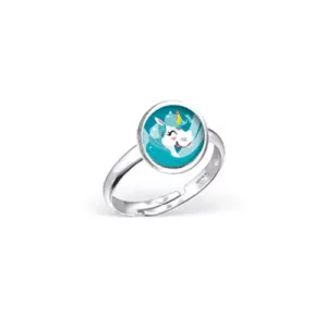 bague licorne bleue, cadeau à offrir fille de 9 ans, de jolies choses, elven