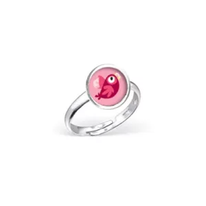 Bague oiseau, cadeau fille 9 ans, réglable, vannes