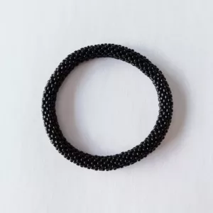 bracelet tissé homme noir, de jolies choses, maison kizo, st-ave