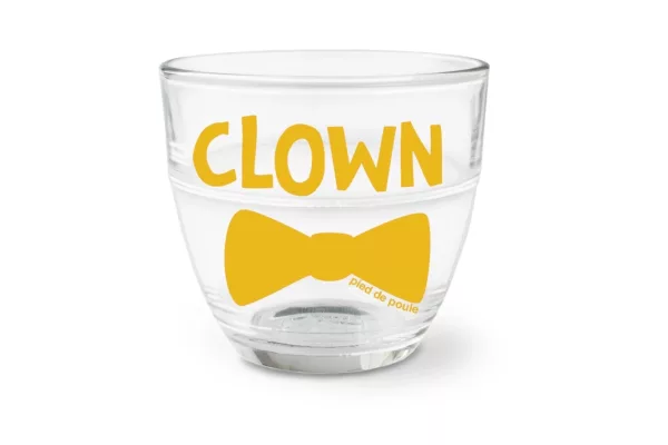 Verre Clown - Cantine - Duralex - Gigogne - Jaune