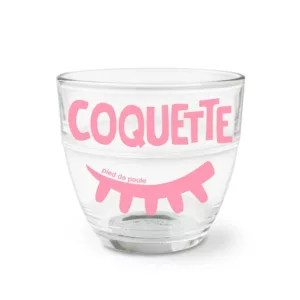 Verre Coquette - Pied de Poule - Cantine -De Jolies Choses