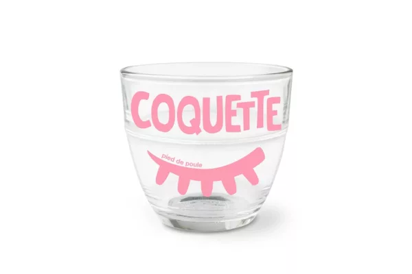 Verre Coquette - Pied de Poule - Cantine -De Jolies Choses