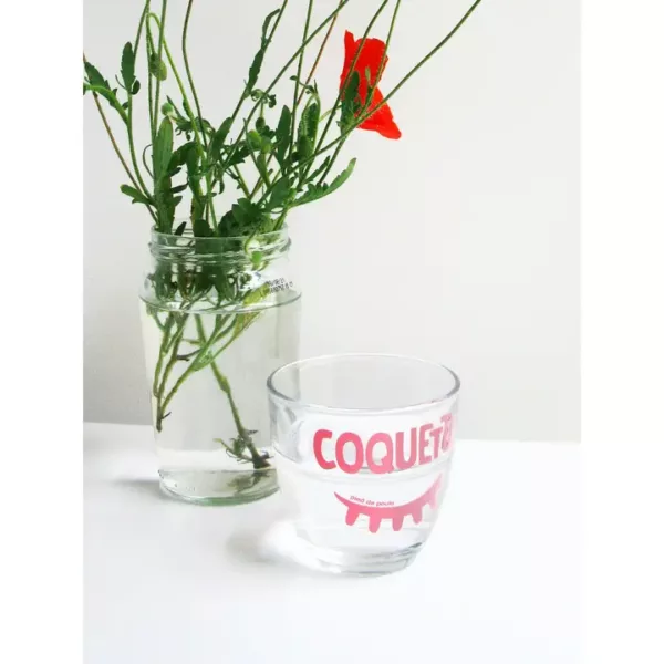 Verre Duralex Coquette - Pied de Poule - De Jolies Choses