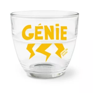 Verres de cantine - GENIE jaune - Pied de poule - De Jolies choses