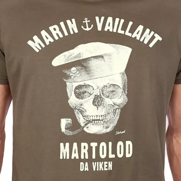 T-shirt tête de mort Homme, Cadeau 25 ans, à la mode