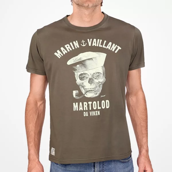 marque de vêtement bretonne, t-shirt tête de mort, t-shirt cool, France