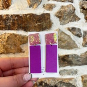 Boucles d’oreilles Demisel Boogie Violet