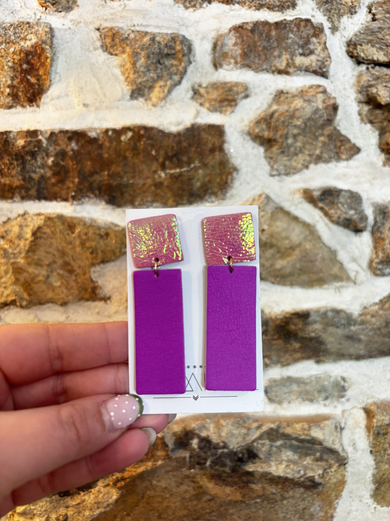 Boucles d’oreilles Demisel Boogie Violet