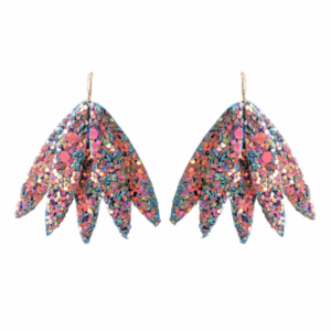 Boucles Lisbonne Glitter, De Jolies Choses, boutique, cadeaux de noel femme, saint-ave