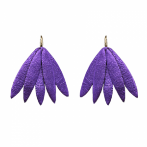 Boucles d'oreilles Lisbonne Violet, upcyclées, de jolies choses, Vannes