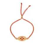 Boutique De Jolies Choses bracelet lotus orange safran laeti trema