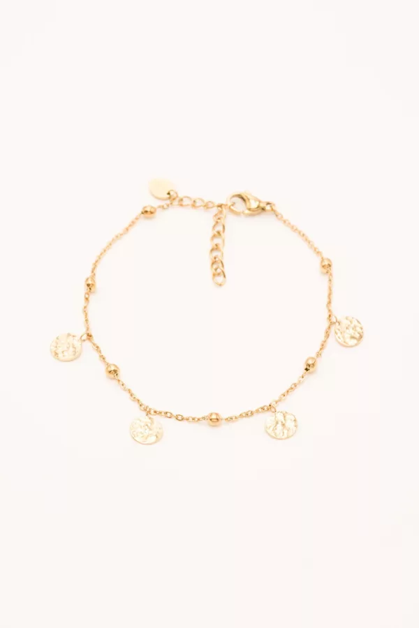 bracelet doré avec pampilles, Bohm, de jolies choses, cadeau jeune fille tendance, Theix