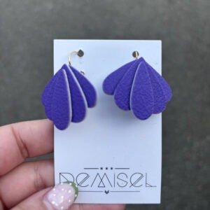 Boucles d’oreilles Jackie VIOLET - DemiSel