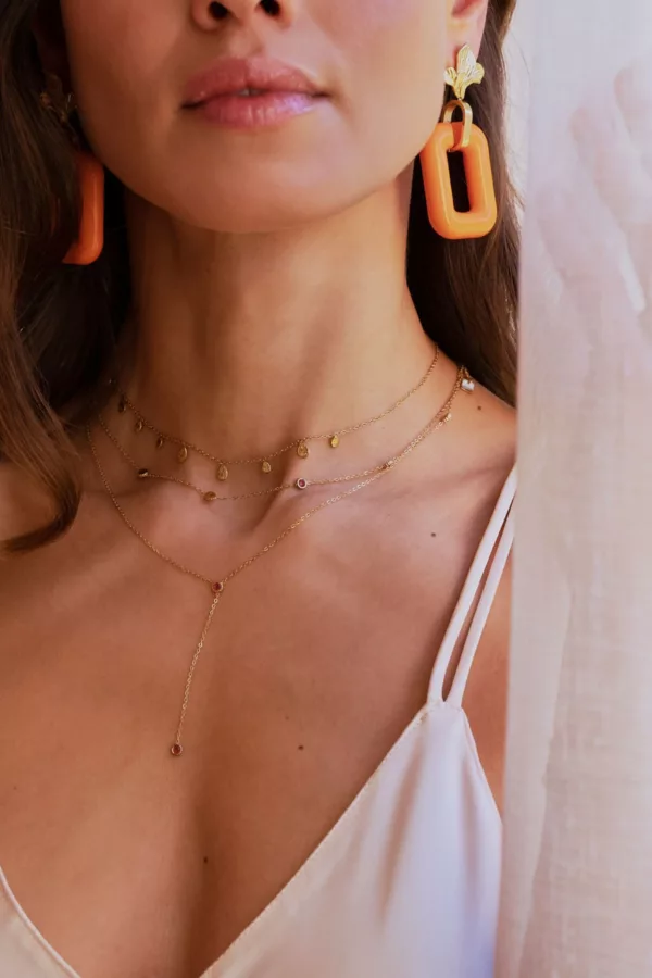 Collier doré, bijoux fantaisie, de jolies choses, Saint-Avé, cadeau fille 20 ans