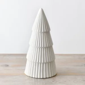 Décoration Noël, sapin blanc 24 cm, de joleis choses