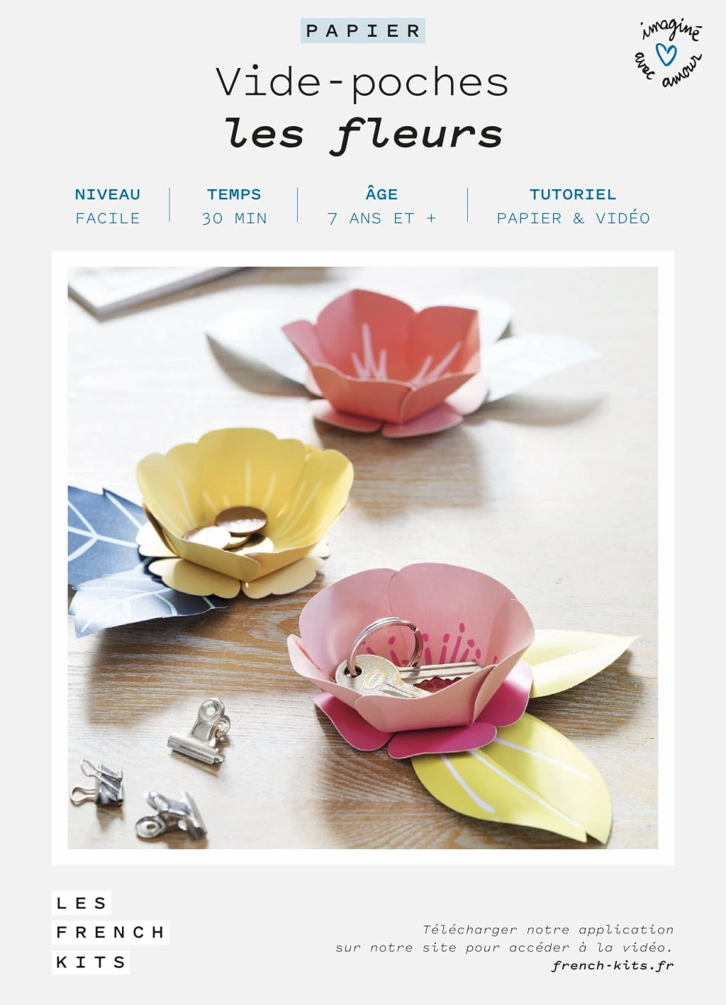 Boutique De Jolies Choses St Avé Kit créatif vide poche fleurs