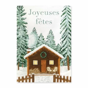 carte Joyeuses Fete forête, de jolies choses, papeterie, vannes