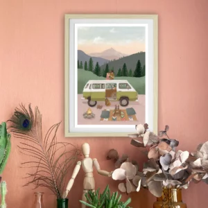 Boutique De Jolies Choses Affiche Van Life Melanie Voituriez