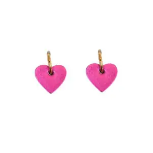 Bo Créoles Bébé coeur (fuschia)