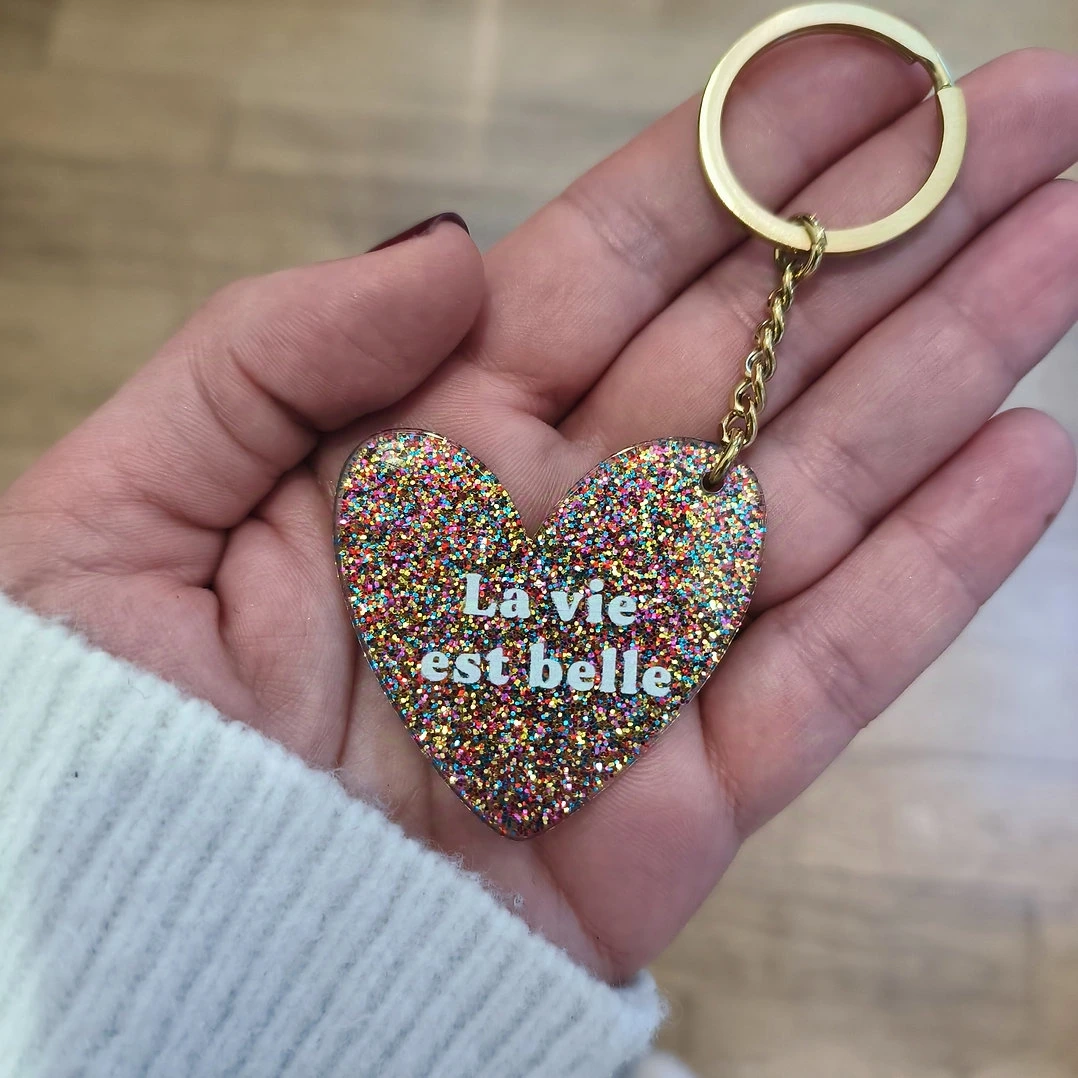 De Jolies Choses - Porte clé La vie est belle