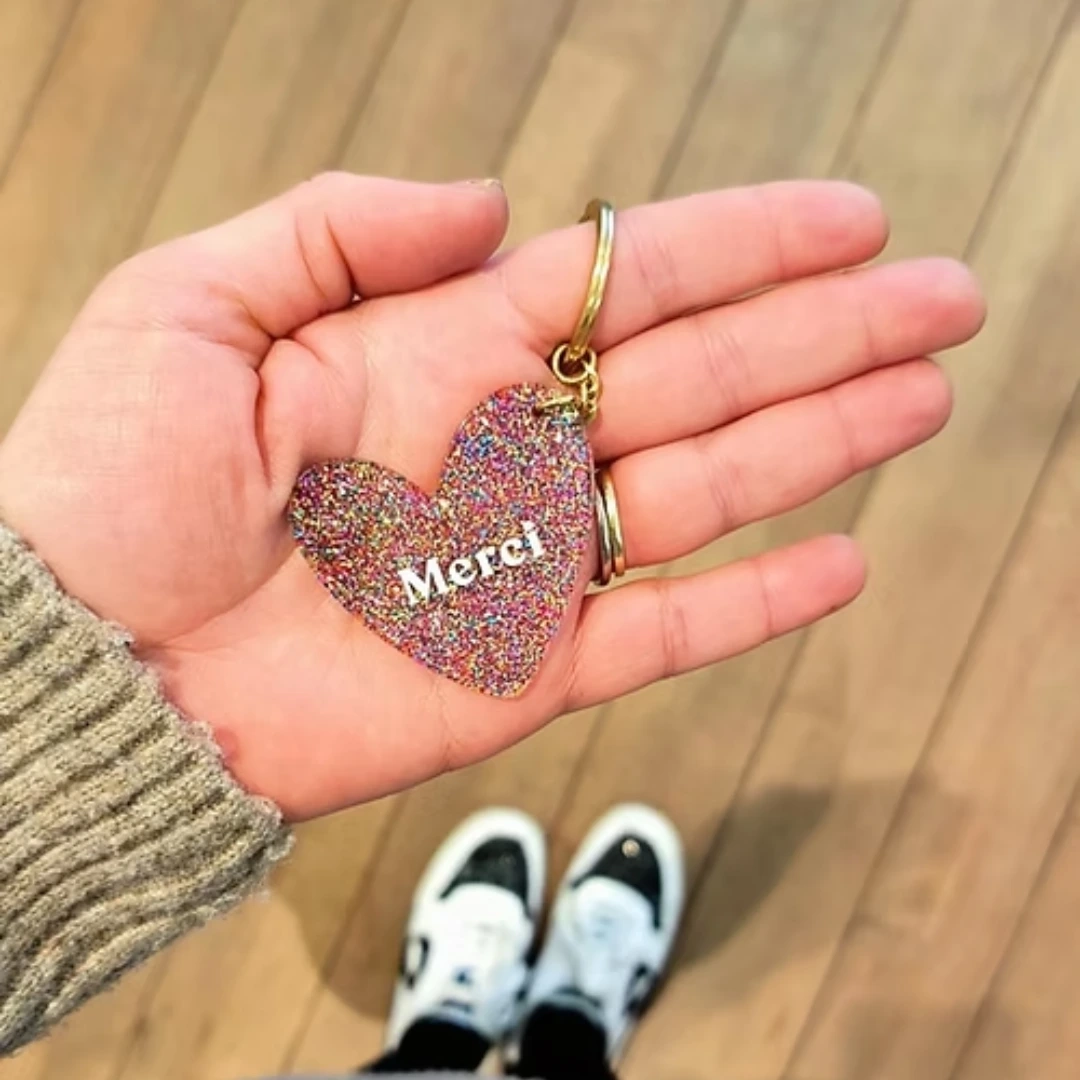 De Jolies Choses - Porte clé Merci