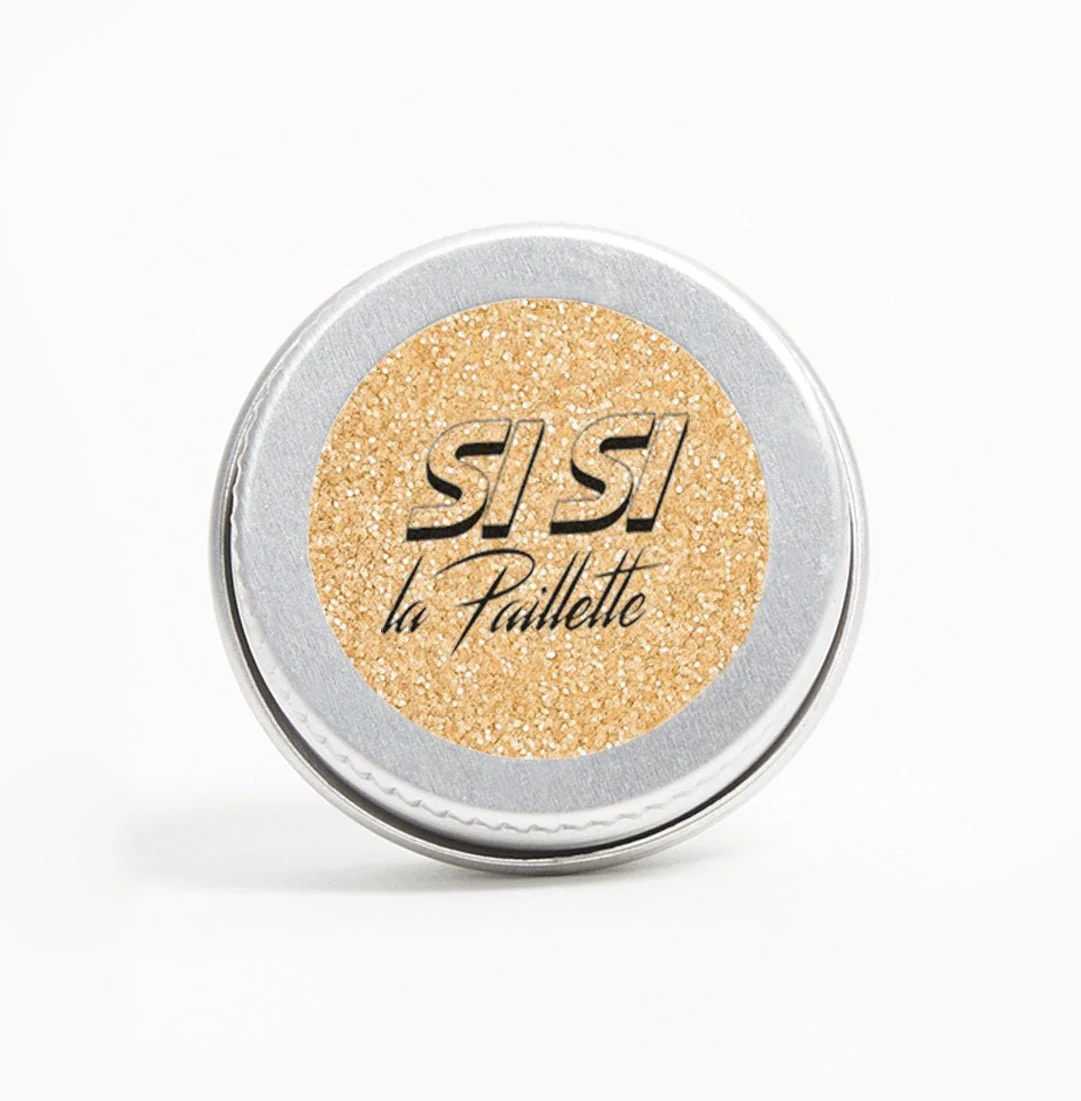 Paillettes pures Or pâle moyennes