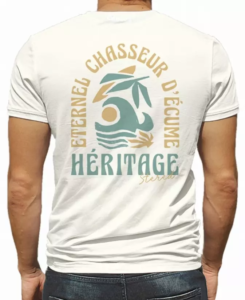T-shirt-eternel-ecru-stered-marque-bretonne-de-jolies-choses-stered - Vannes