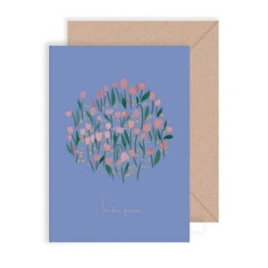Carte Double Merci - Parenthèse florale