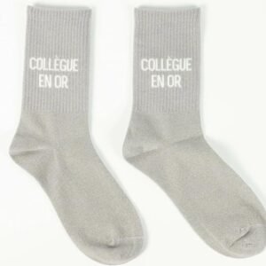 Chaussettes à paillettes - Collègue en or