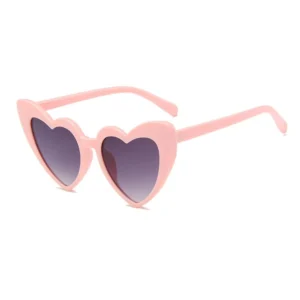 Lunettes de soleil Cœur Rose
