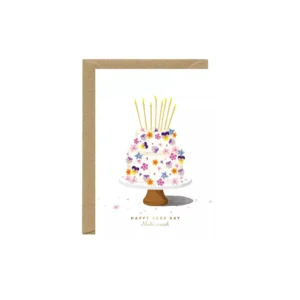 Carte anniversaire Gâteau de fleurs All The Ways
