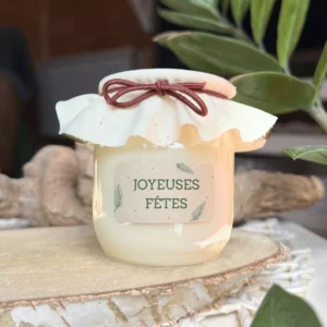 Bougie Joyeuses Fêtes