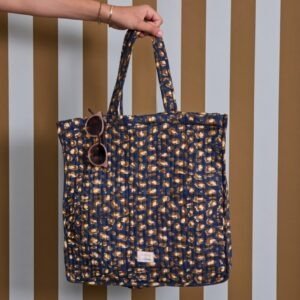 Sac Cabas Léopard navy