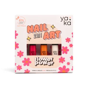 Kit Nail Art Flower Power