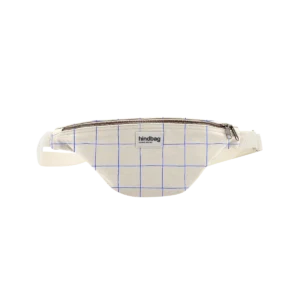 Banane Olivia Carreaux Ecru / Bleu