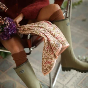 Foulard Palmyre  Rose Poudré