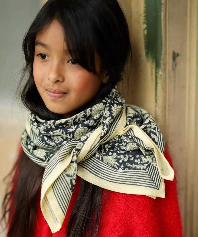 Grand foulard Anjali Encre