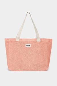 Sac cabas Claude Eponge Rose Corail