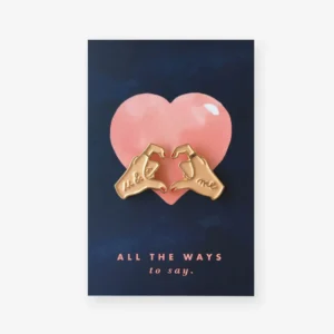 Pin's main d'amour