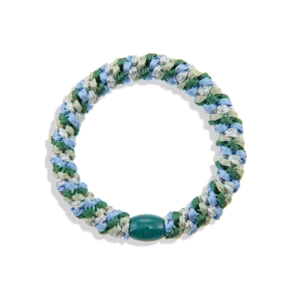 KKNEKKI mix vert bleu argenté pailleté