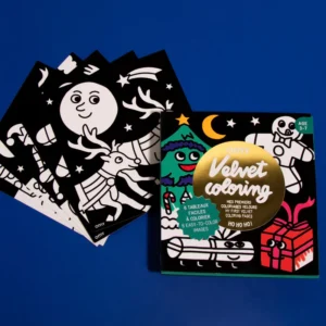 Kit DIY - Velvet Coloring - HOHOHO - Coloriage Noël