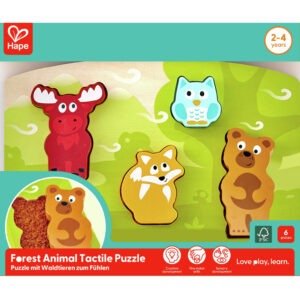 Puzzle Tactile Animaux de la forêt
