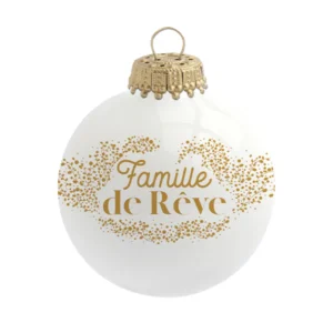 Boule de Noël Famille de rêve